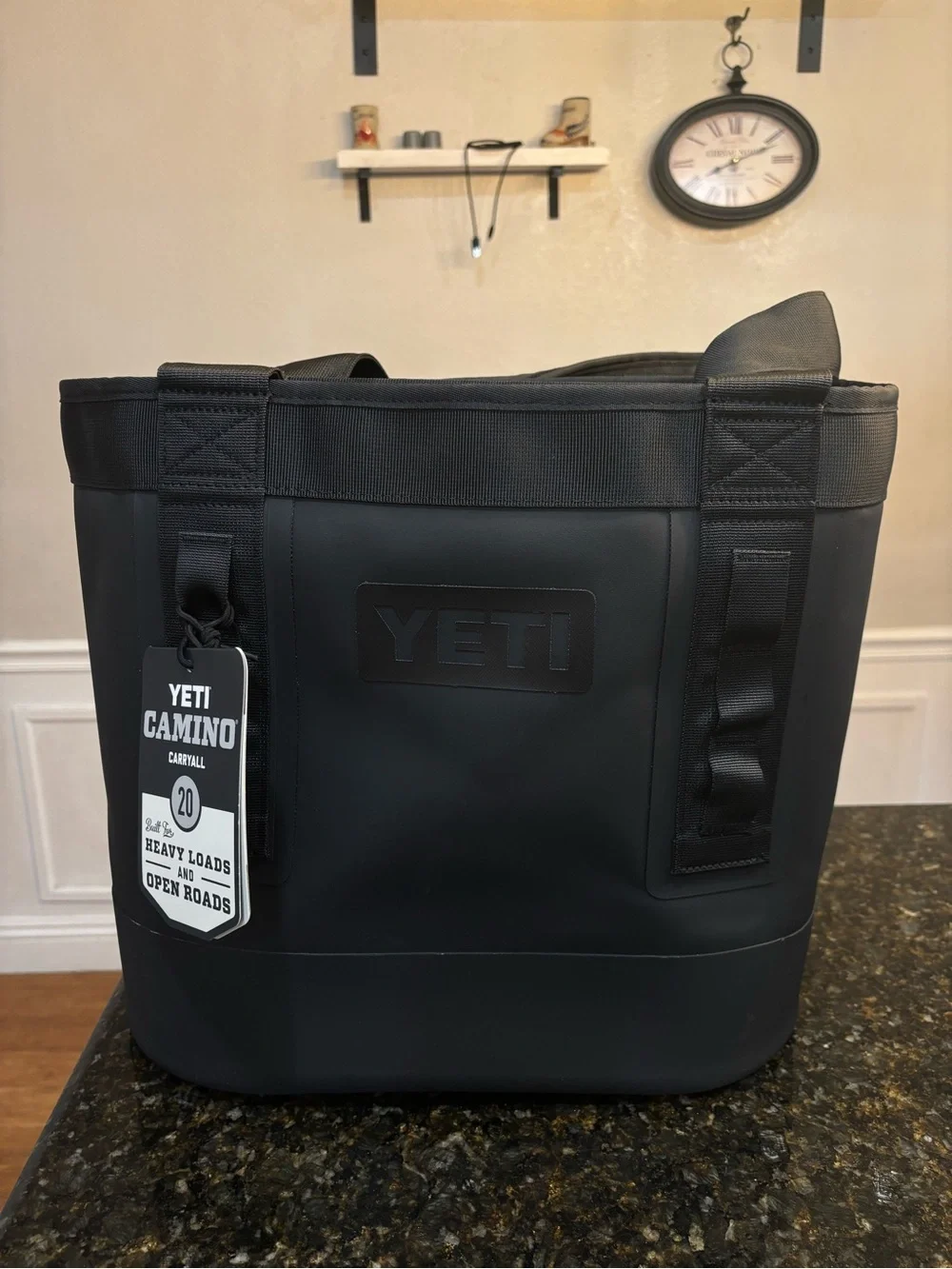 Yeti Black Duffel Tote Bag , Camino 20 carryall